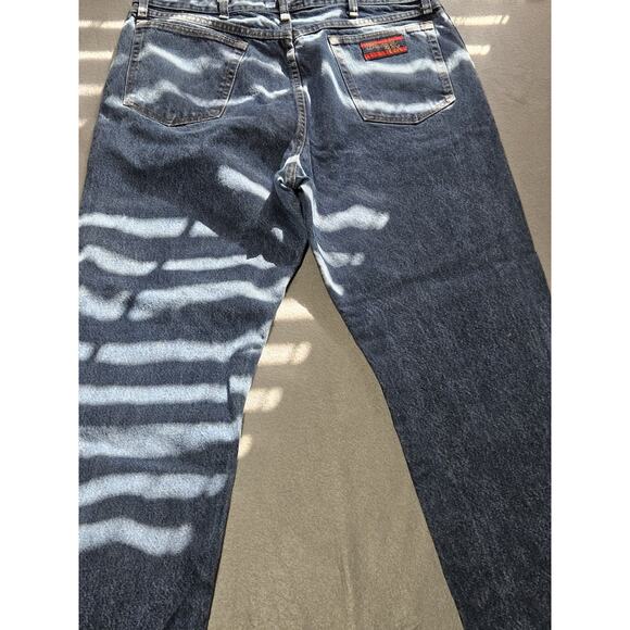 Wrangler 20x Jeans Mens 38x30 Blue Style 22 Vintage Dark Wash Denim - Picture 12 of 13